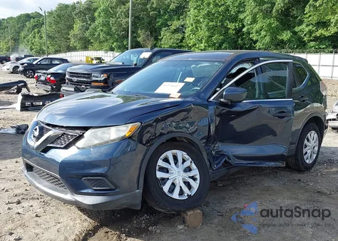 2016 Nissan Rogue S из США, поврежденный, VIN 5N1AT2MT7GC813481